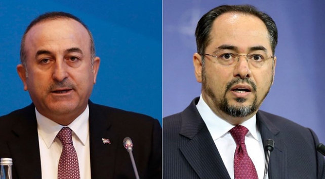 Çavuşoğlu Afgan mevkidaşı ile görüştü