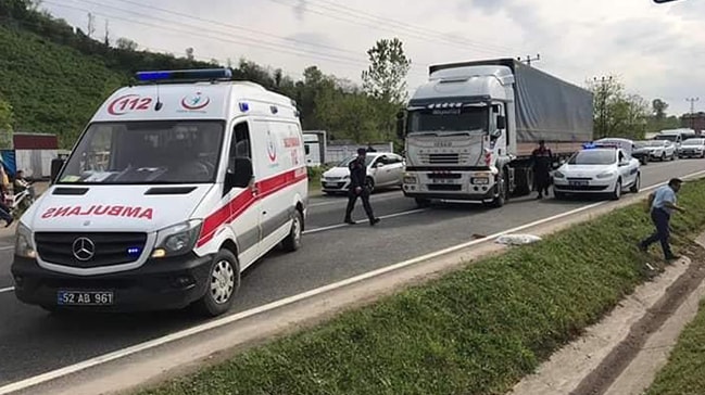Ordu’da tır kazası 2 kişi hayatını kaybetti.