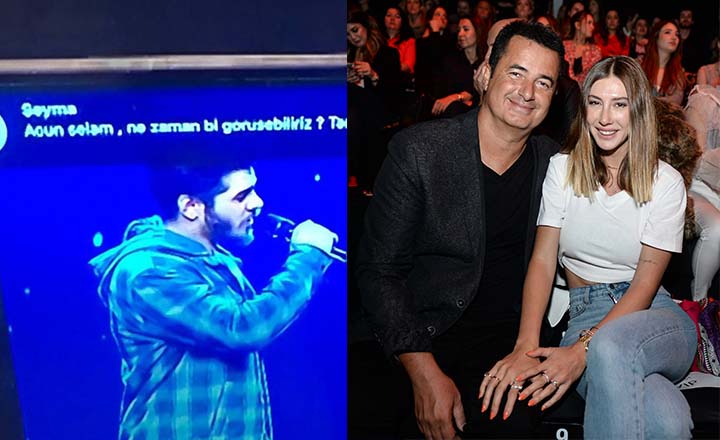 Acun canlı yayında video izletirken Şeyma’dan mesaj geldi