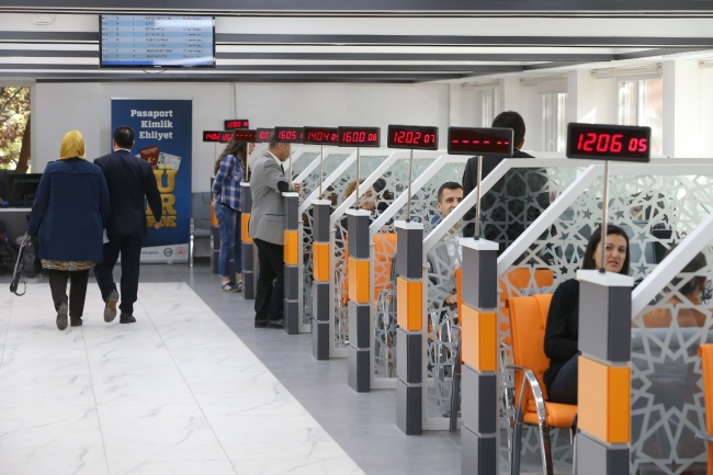 Saatlerce beklemek tarih oluyor, Nüfus’da işleriniz 10 dakikada tamam