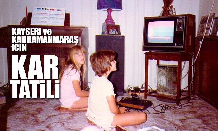 Kayseri ve Kahramanmaraş için Kar tatili