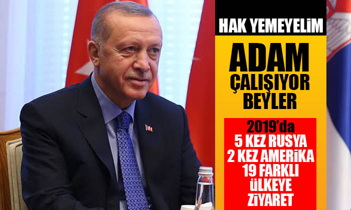 Cumhurbaşkanı Erdoğan’ın 2019 programı
