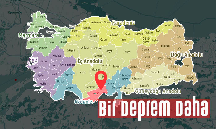 Türkiye depremlerle sarsılıyor.. Bir deprem daha!