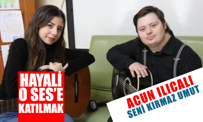 Down Sendromu bulunan Umut Ses yarışmasına katılmak istiyor