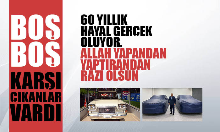 Türkiye 60 Yıllık hayaline kavuşuyor.. Yerli otomobil için çok az vakit kaldı