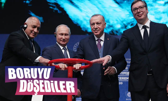 TürkAkım doğal gaz boru hattı açıldı