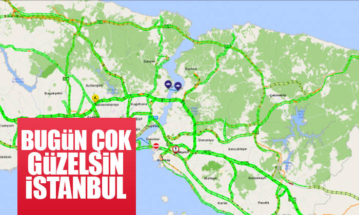 İstanbul’da trafik oranı %11… Düz anlatmak gerekirse bomboş