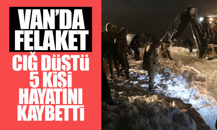 Van’da Felaket! Çığ düştü.. Ölü ve yaralılar var