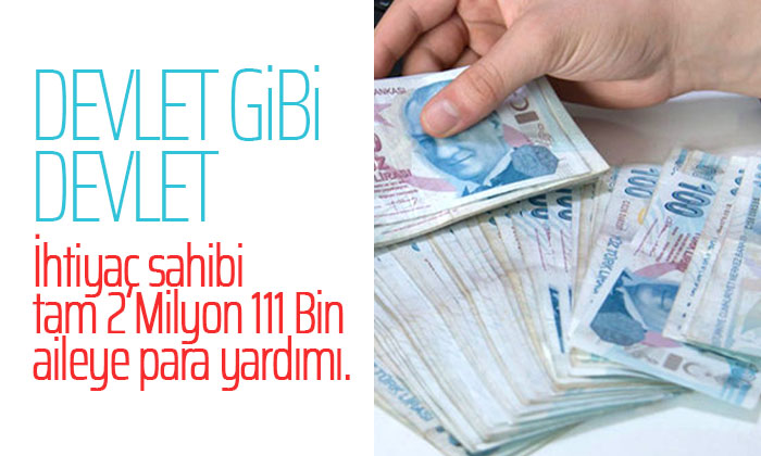 Bravo!: 2 Milyon aileye 1 Nisan’da 1000’er lira destek verilecek.