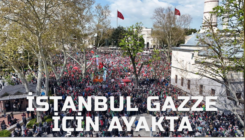 İstanbul Gazze için ayakta