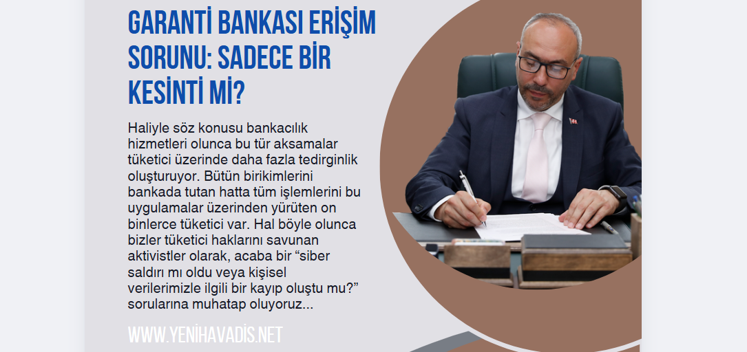 Garanti Bankası Erişim Sorunu: Sadece bir kesinti mi?