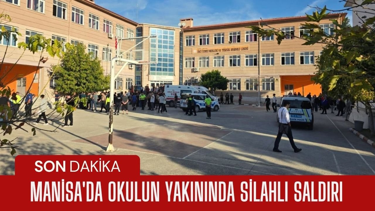 Manisa Turgutlu’da okul yakınında silahlı saldırı: 2’si ağır 11 öğrenci yaralandı