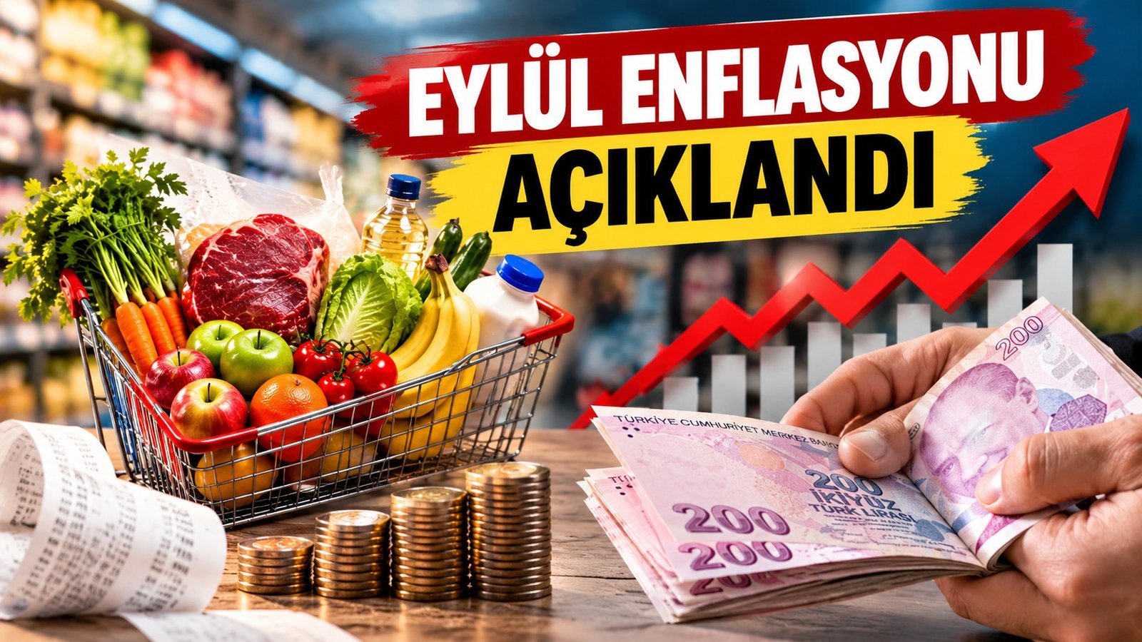 Eylül enflasyonu açıklandı: Yıllık artış yüzde 29,73